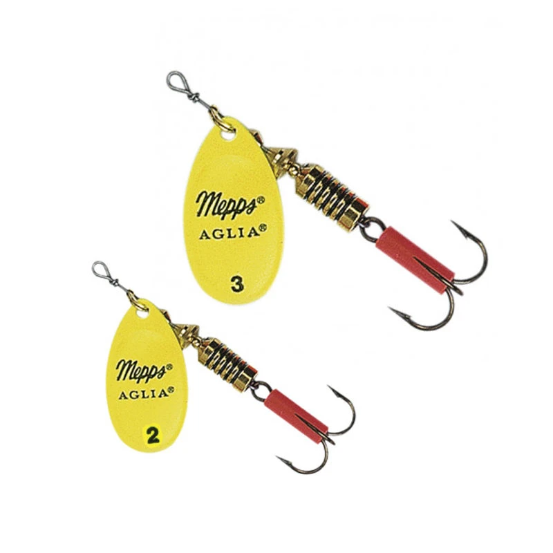 Mepps Aglia Fluo Yellow Spinners